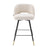 Set de dos taburetes Cliff Eichholtz en tejido Bouclé color crema