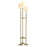 Antique brass finish | alabaster