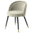 Silla de comedor Eichholtz Chloé, set de 2, en tela gris Clarck