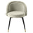 Silla de comedor Eichholtz Chloé, set de 2, en tela gris Clarck