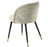 Silla de comedor Eichholtz Chloé, set de 2, en tela gris Clarck