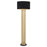 Antique brass finish | black marble base