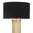 Antique brass finish | black marble base