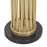 Antique brass finish | black marble base