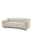 Sofá Eichholtz Kelly S, tela boucle crema