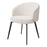 Silla de comedor Eichholtz Lloyd, juego de 2, en tejido Bouclé color crema