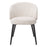 Silla de comedor Eichholtz Lloyd, juego de 2, en tejido Bouclé color crema
