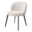 Silla de comedor Eichholtz Lloyd, juego de 2, en tejido Bouclé color crema