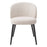 Silla de comedor Eichholtz Lloyd, juego de 2, en tejido Bouclé color crema