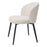 Silla de comedor Eichholtz Lloyd, juego de 2, en tejido Bouclé color crema