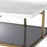 Mesa de centro Eichholtz Grant, mármol blanco