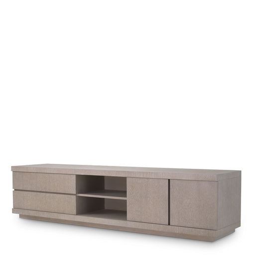 Mueble para TV Eichholtz Crosby, chapa de roble muy clara