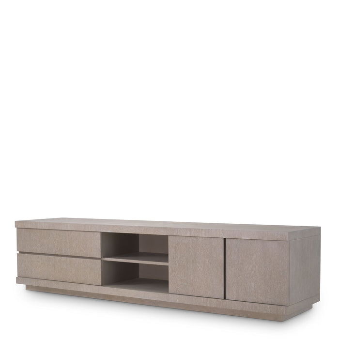 Mueble para TV Eichholtz Crosby, chapa de roble muy clara