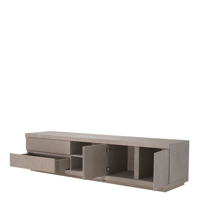 Mueble para TV Eichholtz Crosby, chapa de roble muy clara