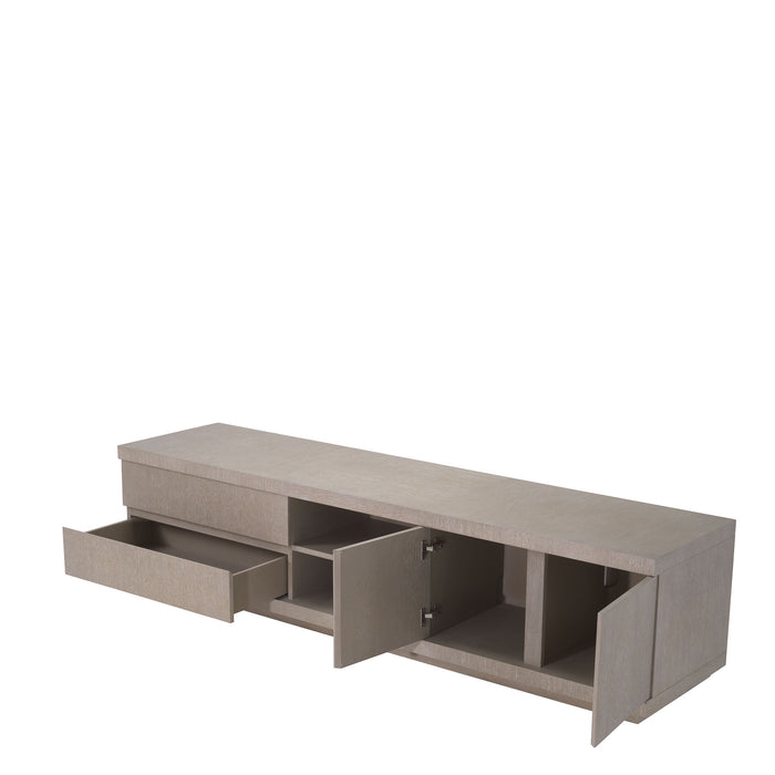 Mueble para TV Eichholtz Crosby, chapa de roble muy clara