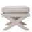 Puf Eichholtz Cordoba, en tejido Bouclé crema