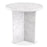 Mesa auxiliar Eichholtz Pontini, mármol blanco natural
