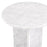 Mesa auxiliar Eichholtz Pontini, mármol blanco natural