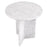 Mesa auxiliar Eichholtz Pontini, mármol blanco natural