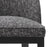 Silla de comedor Eichholtz Fallon en tela Cambon negra