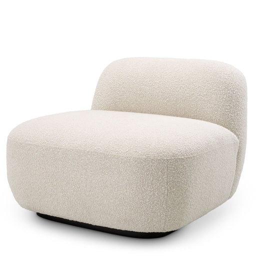 Sillón Eichholtz Björn en tejido Bouclé color crema