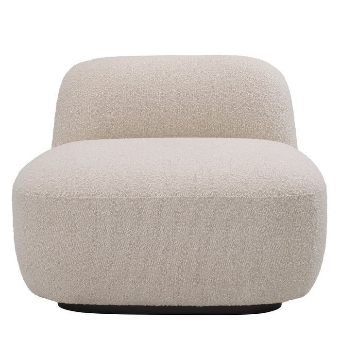 Sillón Eichholtz Björn en tejido Bouclé color crema