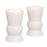 Eichholtz Arto S portavelas blanco, conjunto de 2