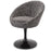 Silla giratoria Eichholtz O'Neill en tejido Boucle crema