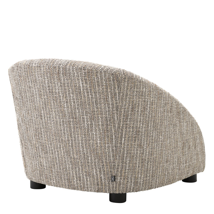 Sillón Eichholtz Cruz de tela Mademoiselle beige