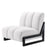 Sillón Eichholtz Lando de tela blanca Avalon