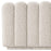 Puf Eichholtz Bente, en tejido Bouclé crema