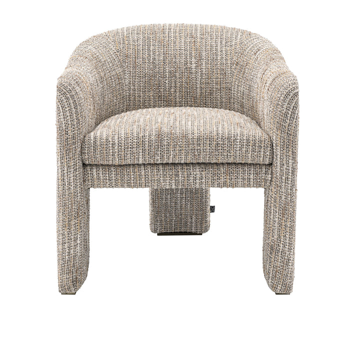 Silla Eichholtz Pebbles, en tela Mademoiselle beige