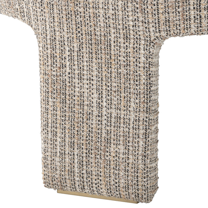 Silla Eichholtz Pebbles, en tela Mademoiselle beige