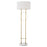 Antique brass finish | white marble