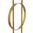 Antique brass finish | white marble