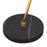 Antique brass finish | white finish | black marble base