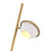 Antique brass finish | white finish | black marble base