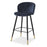 Savona midnight blue velvet L (W. 50.5 cm | D. 54 cm | H 104 cm | SD 42 cm | SH 77 cm)