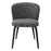 Silla Eichholtz Halard, en tela Cambon negra