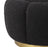 Puf Eichholtz Inger de tejido Bouclé negro