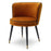 Silla de comedor Eichholtz Grenada en tejido de terciopelo naranja Savona
