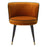 Silla de comedor Eichholtz Grenada en tejido de terciopelo naranja Savona