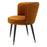 Silla de comedor Eichholtz Grenada en tejido de terciopelo naranja Savona