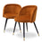 Silla de comedor Eichholtz Chloé, set de 2, en tela gris Clarck