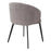 Silla de comedor Eichholtz Lloyd, juego de 2, en tela gris Sisley