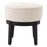 Taburete Eichholtz Jarrett de tejido Bouclé color crema