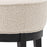 Taburete Eichholtz Jarrett de tejido Bouclé color crema