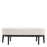 Banco Eichholtz Jarrett en tejido Bouclé color crema
