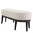 Banco Eichholtz Jarrett en tejido Bouclé color crema