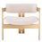 Silla Eichholtz Donato en tejido bouclé color crema